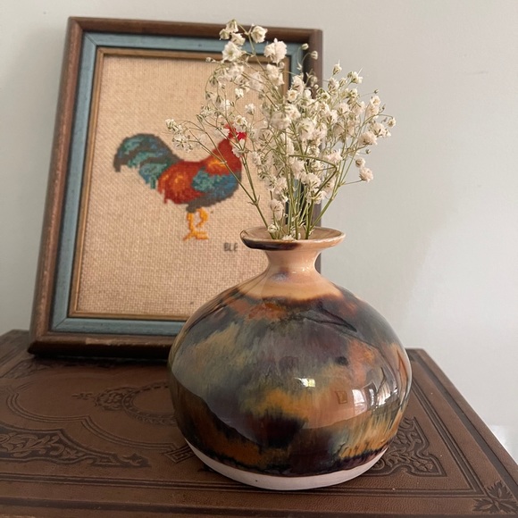 Glazed bud vase decor boho decor - Picture 3 of 7